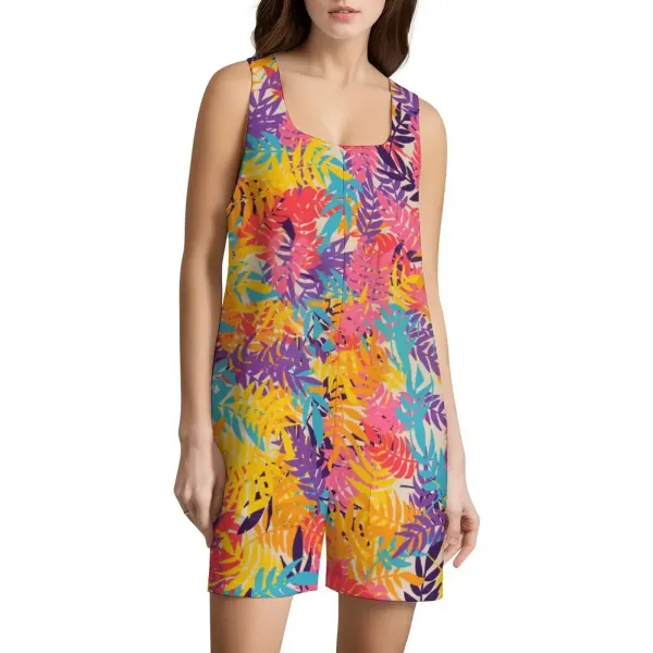 All Over Print Women's Romper