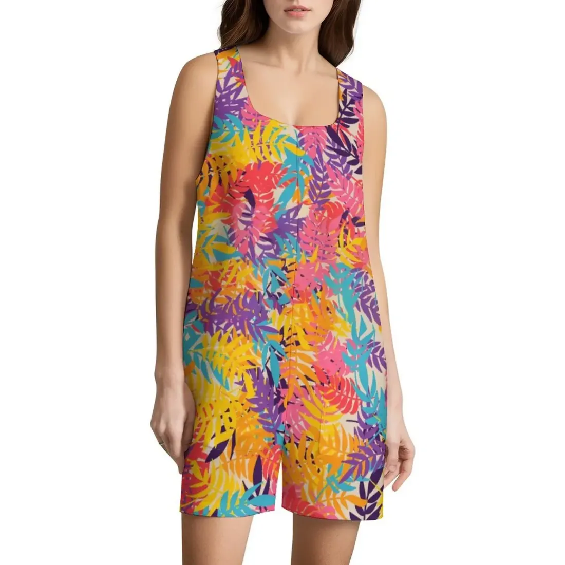 All Over Print Women's Romper