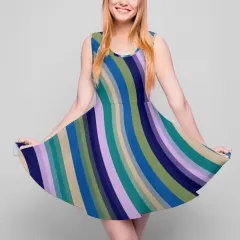Sleeveless Skater Dress thumbnail 1