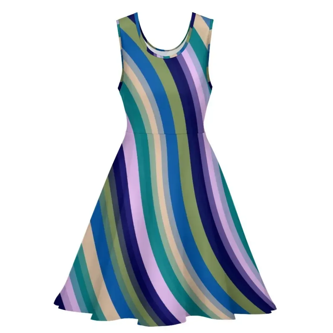 Sleeveless Skater Dress — photo 2