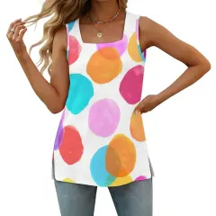 Women's Square Neck Sleeveless Top thumbnail 2