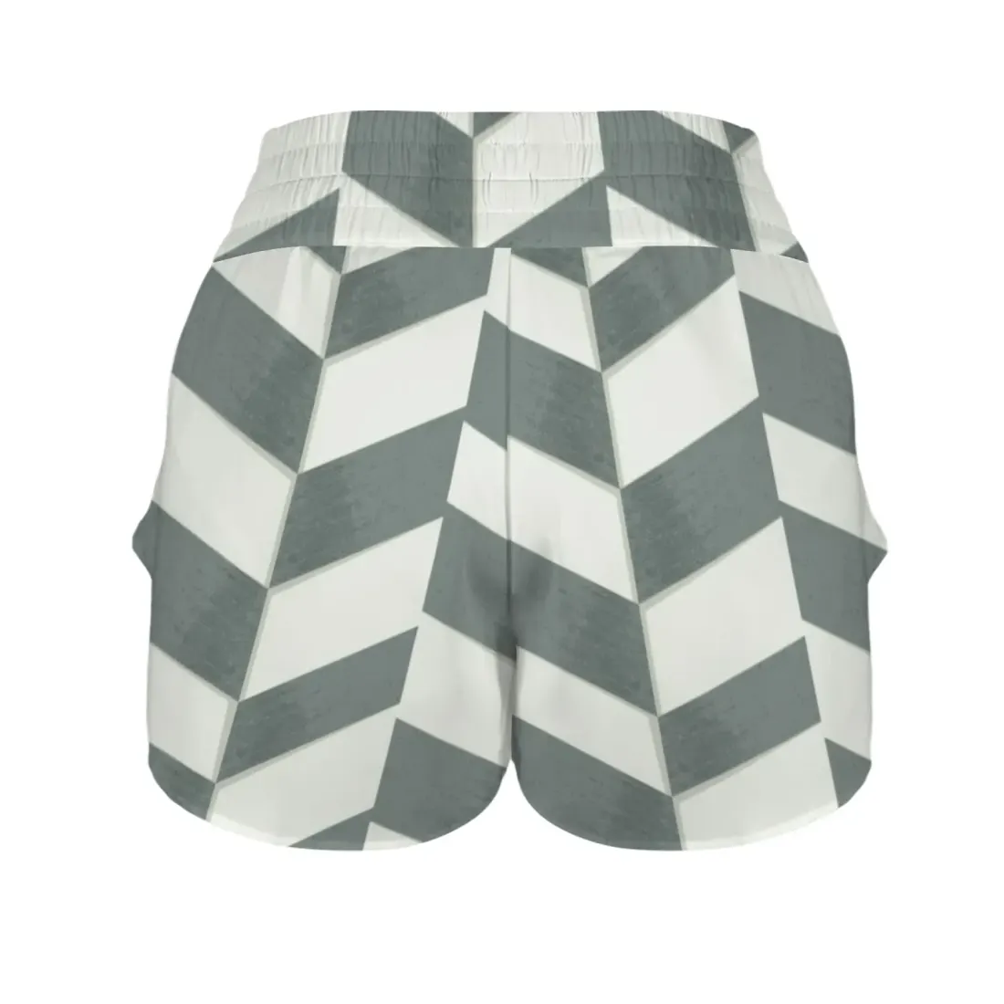 Elastic Waist Double Layered Active Shorts — photo 5