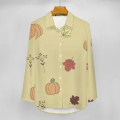 Women's Long Sleeve Blouse (AY008) thumbnail 2