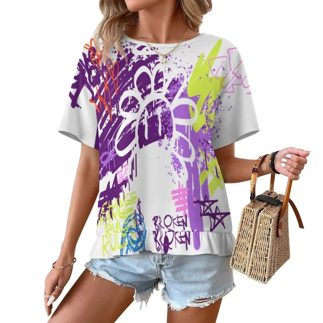 Women's Ruffle Hem T‑Shirt — photo 2