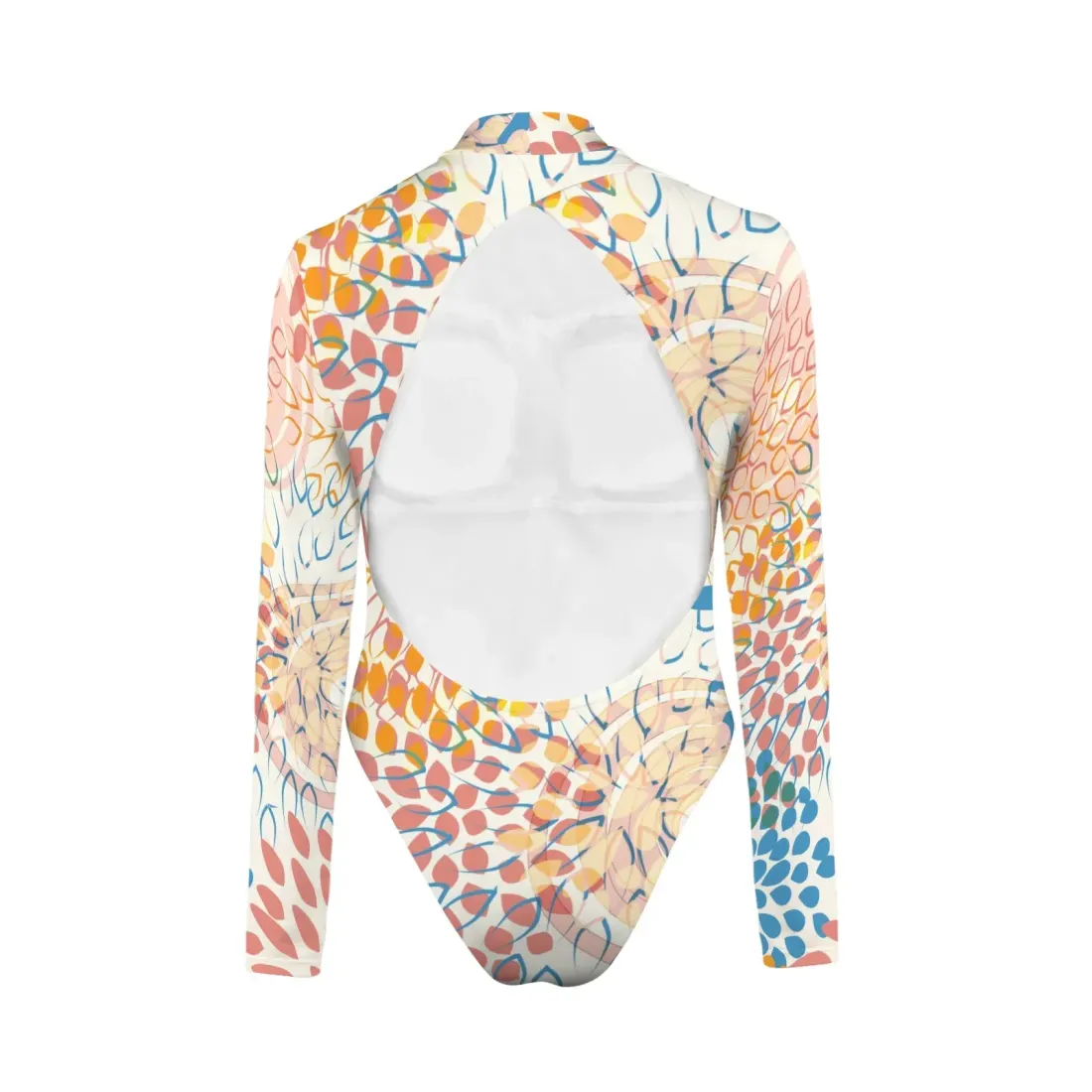 Backless Long Sleeve One-Piece Swimsuit (Model S60) — photo 4
