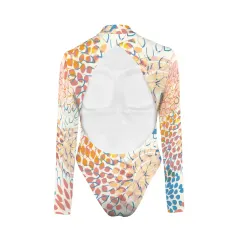 Backless Long Sleeve One-Piece Swimsuit (Model S60) thumbnail 4