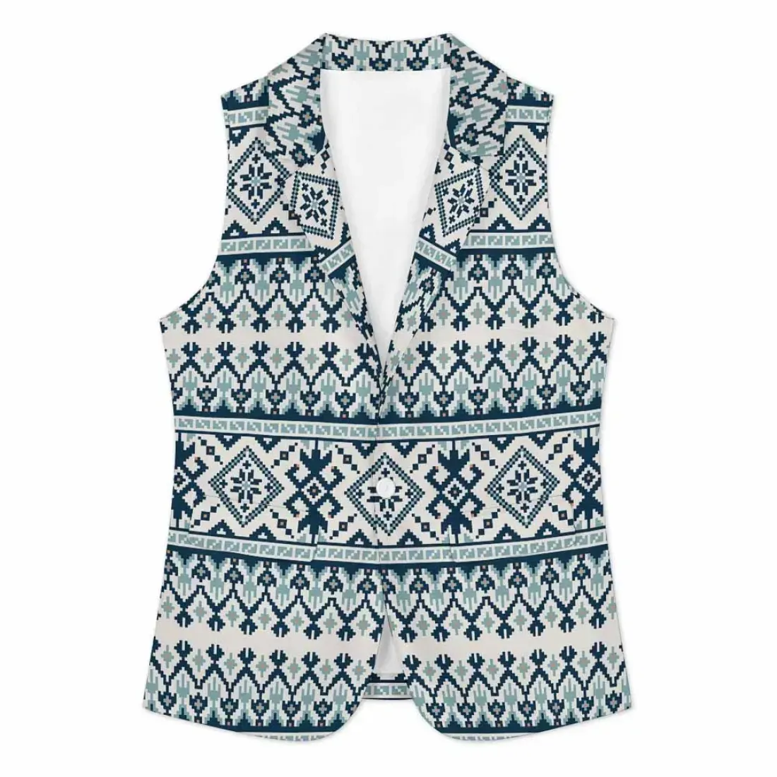 Women Sleeveless Suit Vest