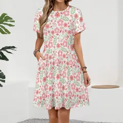 Women's Short Sleeve Dress thumbnail 1