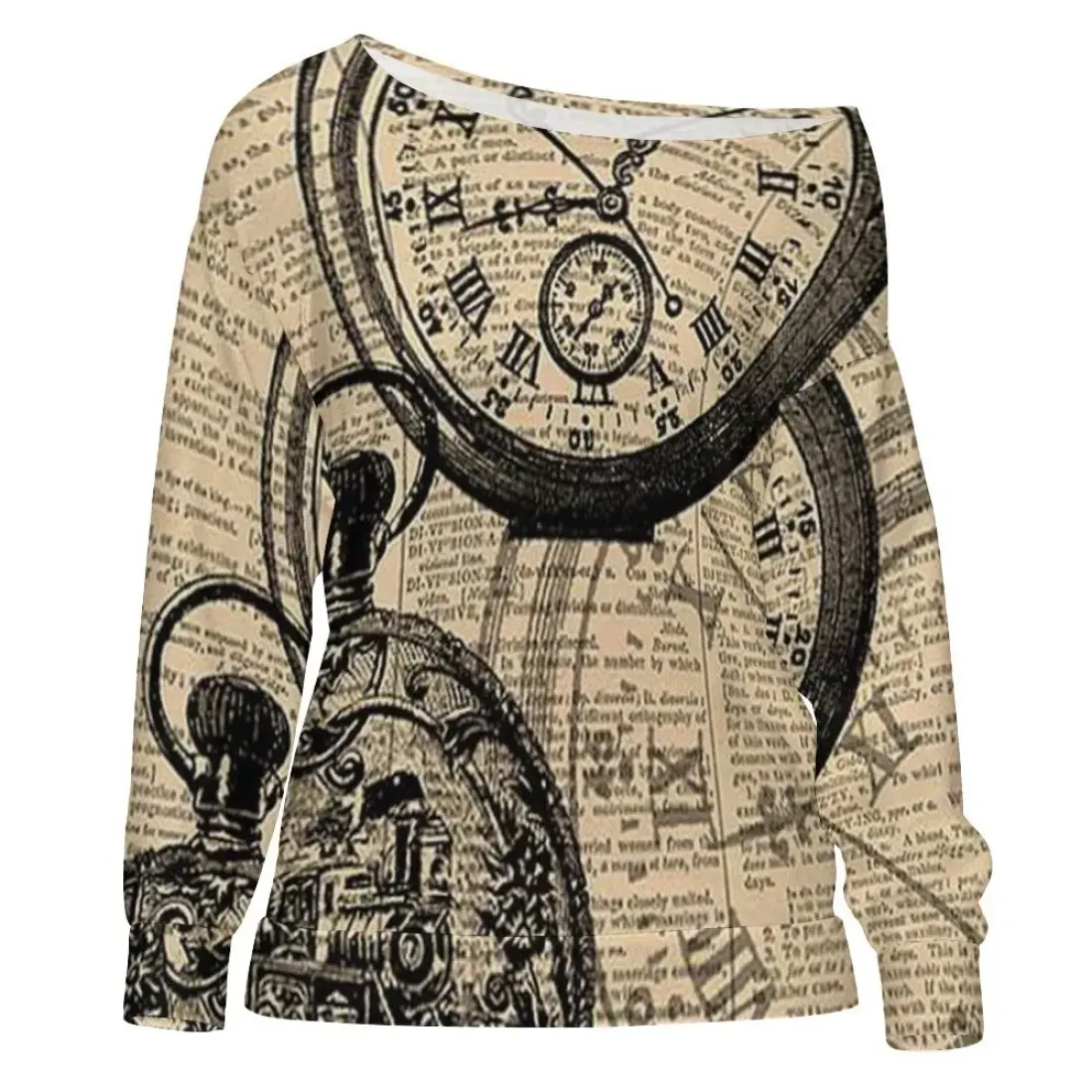 Woman's Off Shoulder Sweatshirt