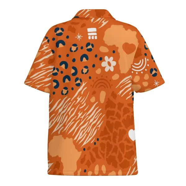 All Over Print Women's Pocket Polo Shirt