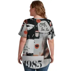 Women's Short-Sleeve V-Neck T-Shirt thumbnail 5