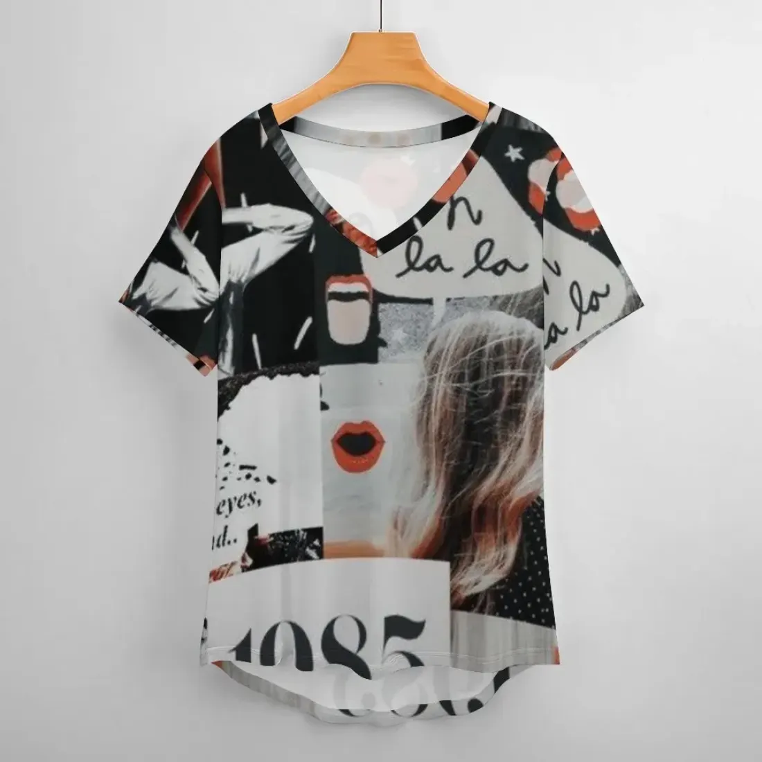 Women's Short-Sleeve V-Neck T-Shirt — photo 6