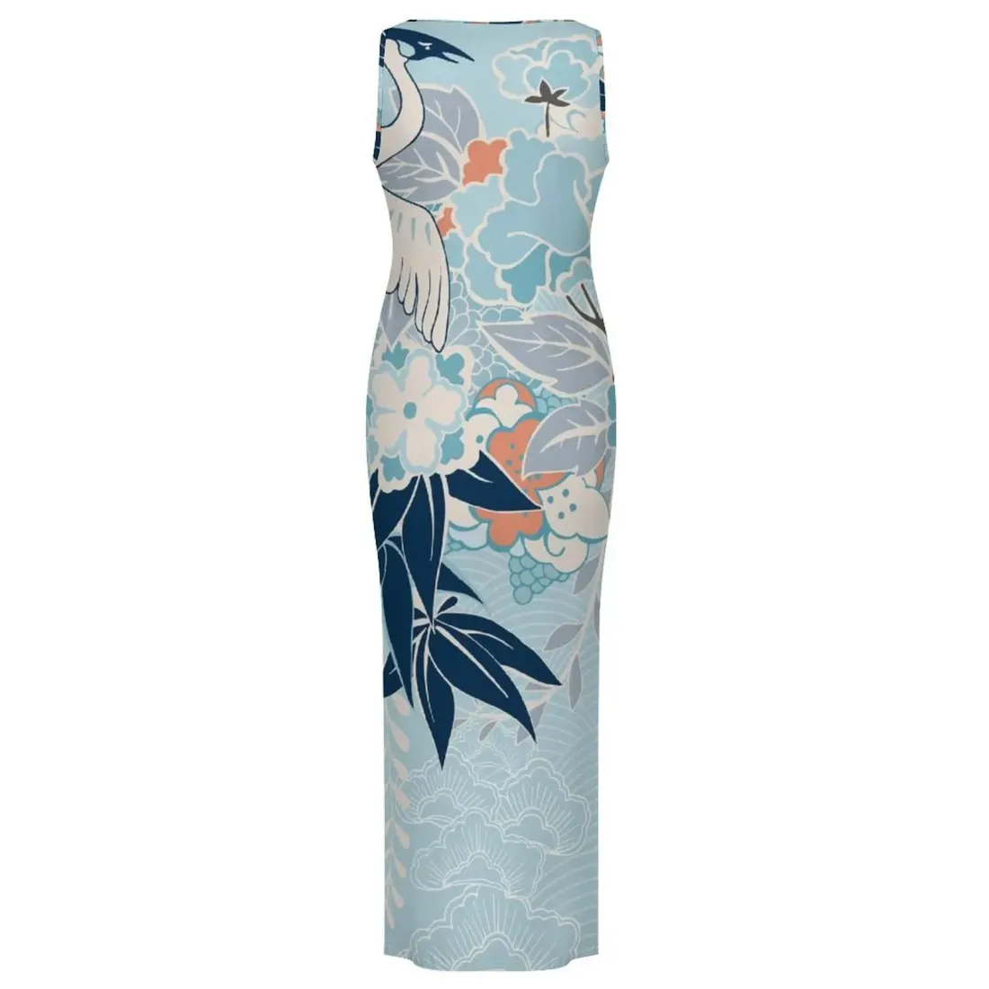 Sleeveless Bodycon Side Slit Long Dress — photo 4