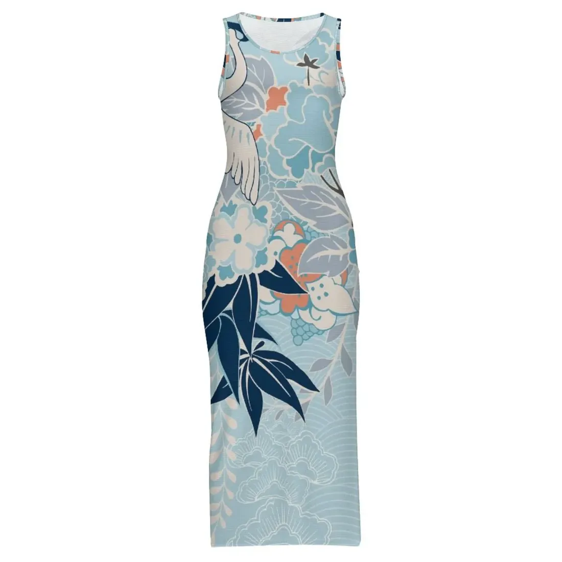 Sleeveless Bodycon Side Slit Long Dress — photo 5