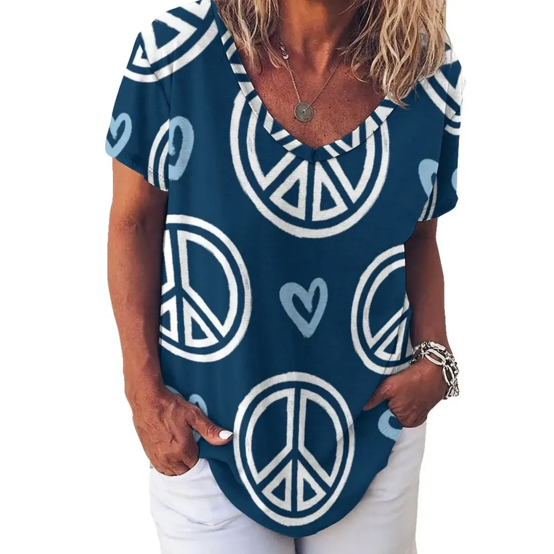 Women's V-Neck T-Shirt — photo 2
