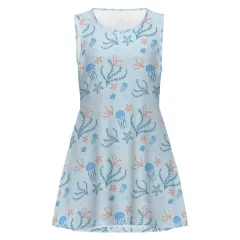 Sleeveless Round Neck A-Line Dress thumbnail 1