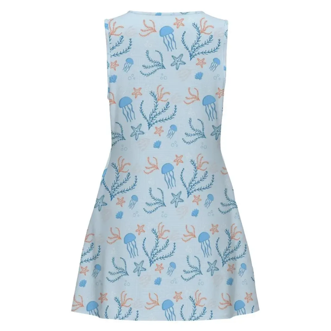 Sleeveless Round Neck A-Line Dress — photo 2
