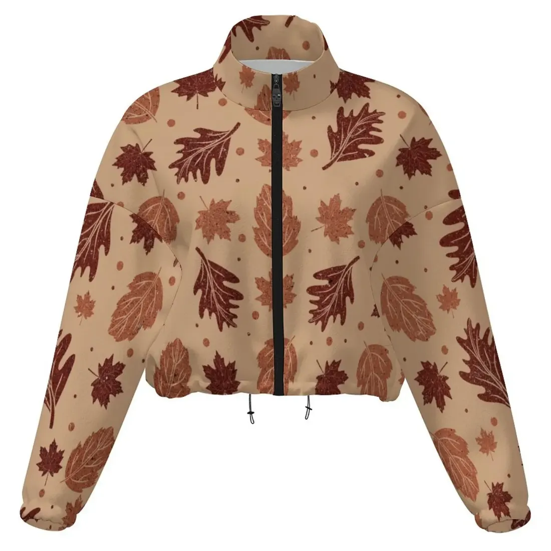 Women's Cropped Fleece Jacket — photo 3