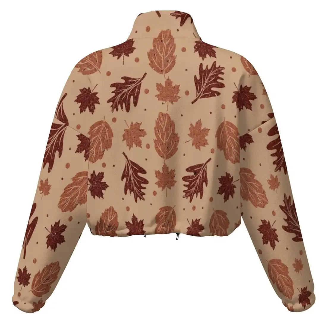 Women's Cropped Fleece Jacket — photo 4