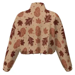 Women's Cropped Fleece Jacket thumbnail 4