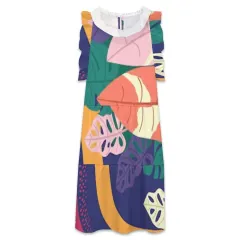 Custom Round Collar High Waisted Dress thumbnail 1