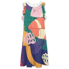 Custom Round Collar High Waisted Dress thumbnail 2