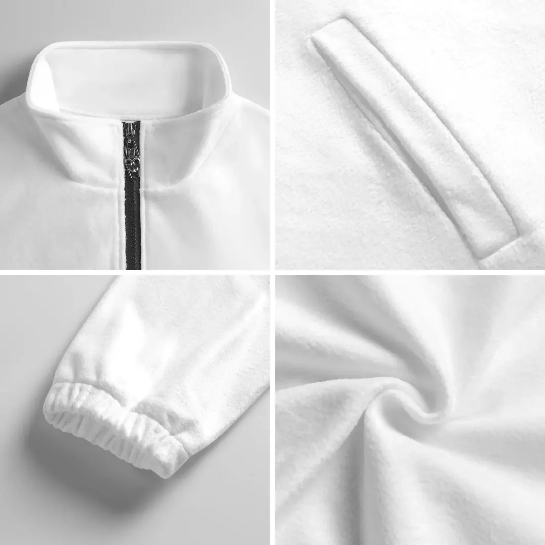 Women's Cropped Fleece Jacket — photo 6