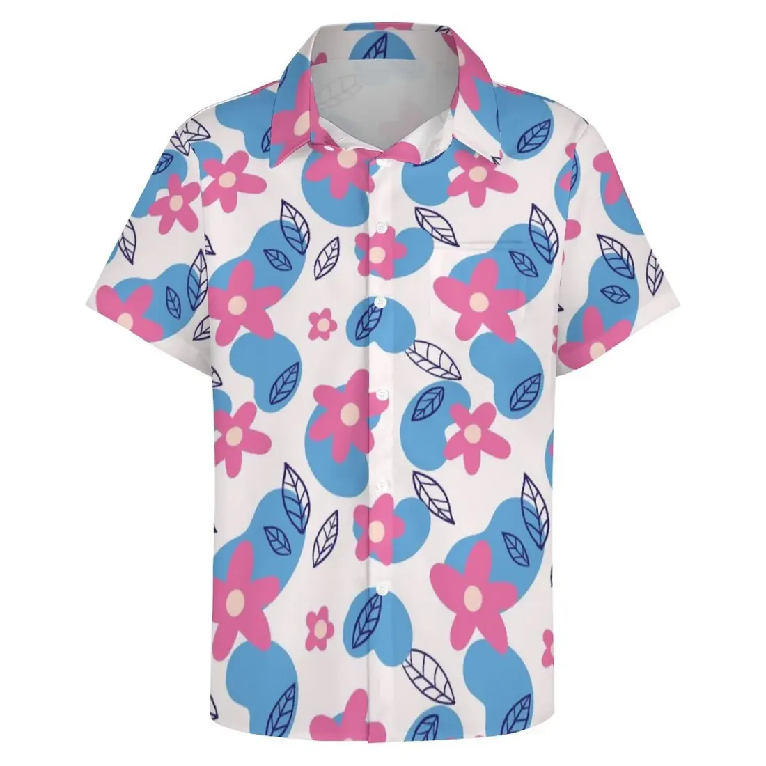 Women Short Sleeve Shirt With Chest Pocket — photo 3