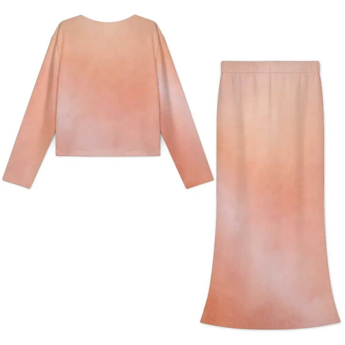 Women's Long Sleeve Top & Skirt Set — photo 3