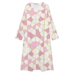 Women's V-Neck Long Sleeve Midi Dress thumbnail 2