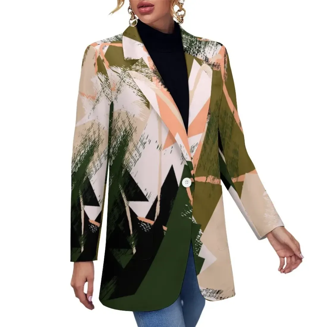 All Over Print Women's Blazer — photo 2