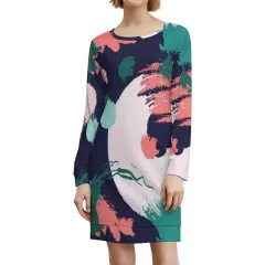 Women's Long Sleeve Sweatshirt Dress thumbnail 1