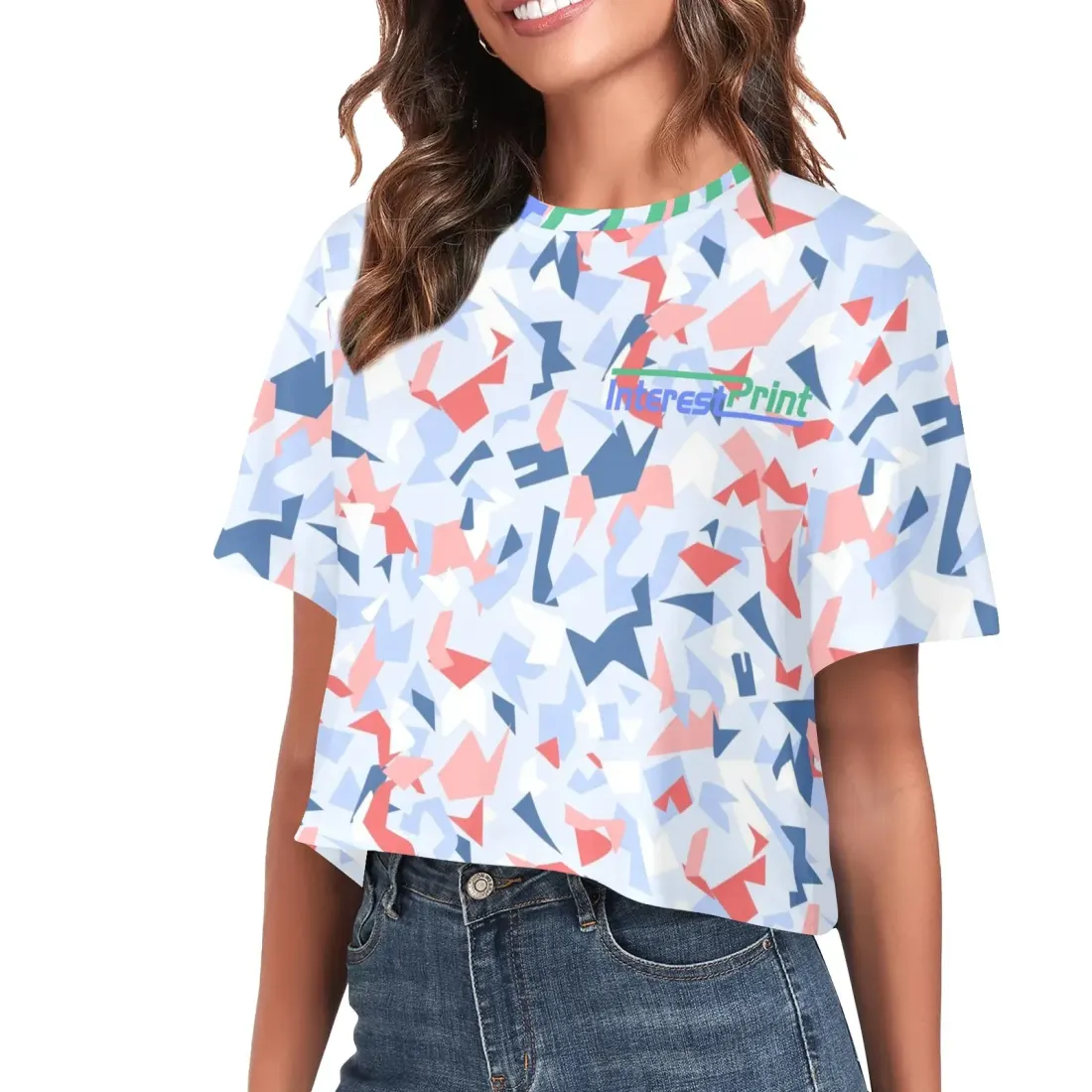 Women's Cropped T-shirt (Model T80) — photo 2