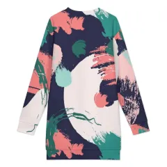 Women's Long Sleeve Sweatshirt Dress thumbnail 3