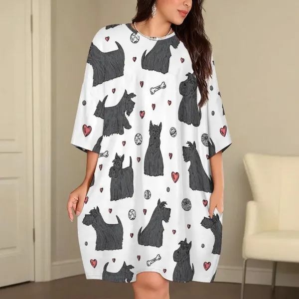 Plus Size Flannel Nightgown