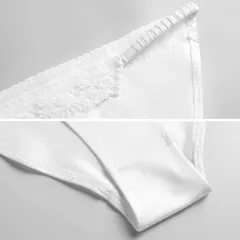 Lace Trim Thong thumbnail 5