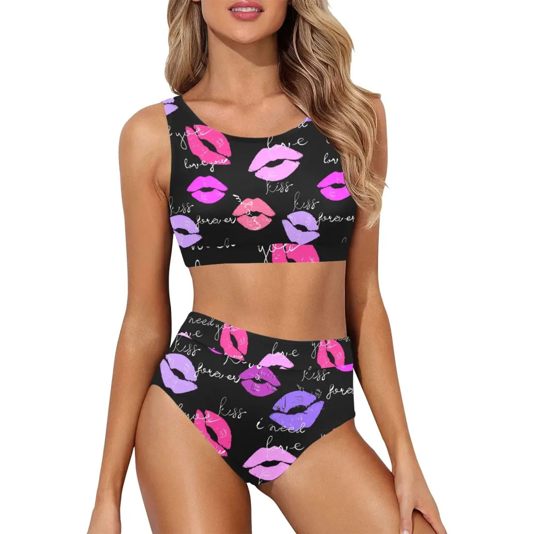 Sports Crop Top Bikini Set(ModelS21)