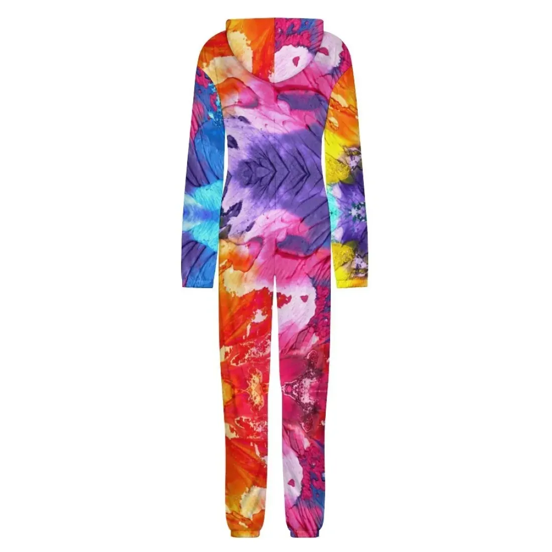 One-Piece Zip-Up Hooded Loungewear — photo 3