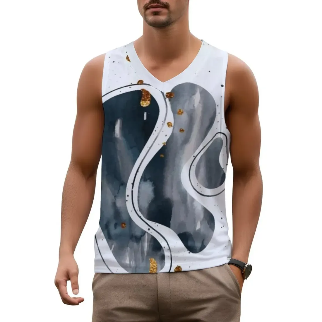 Women's V-neck Basic Tank Top