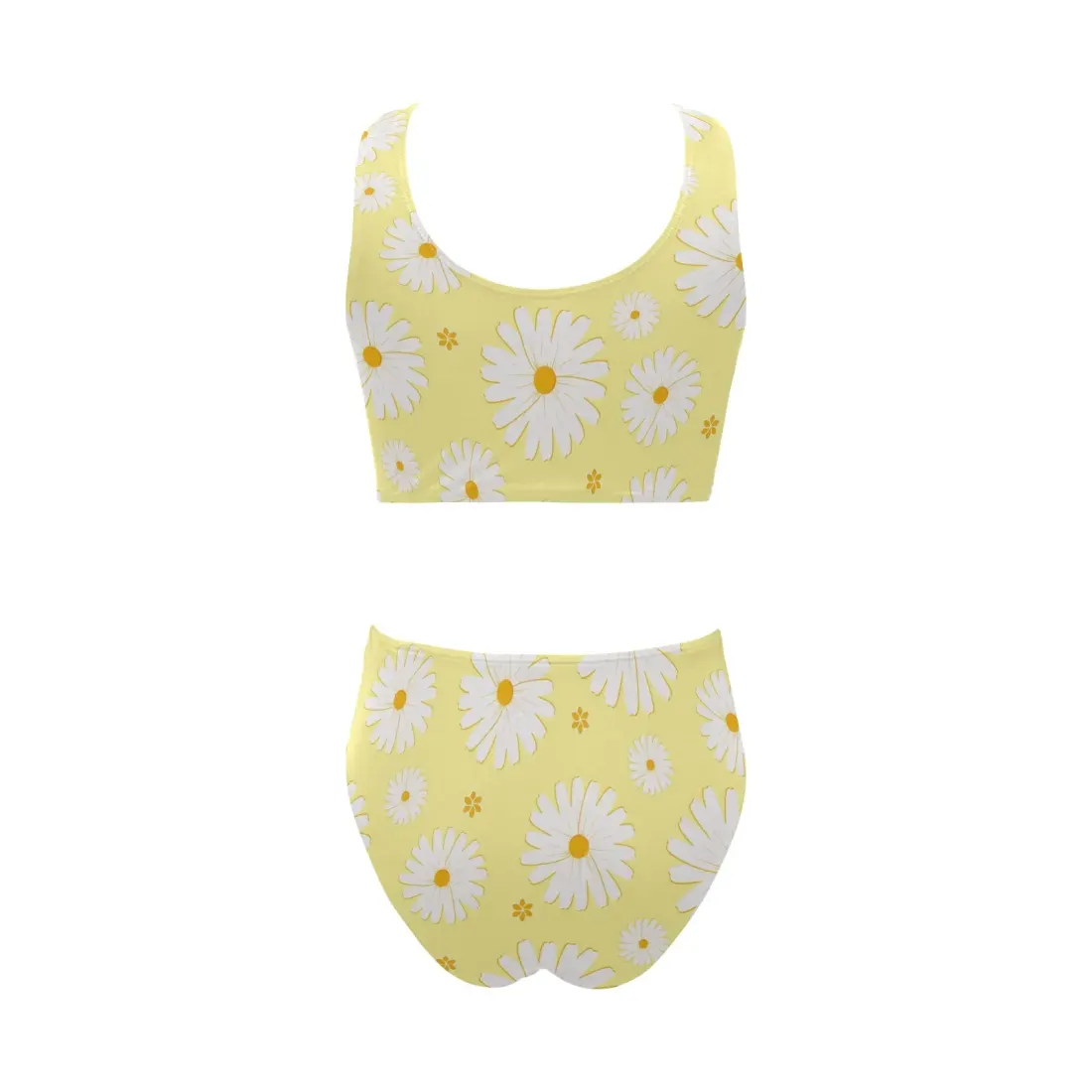 Chest Bowknot High Waisted Bikini Swimsuit (ModelS33) — photo 4