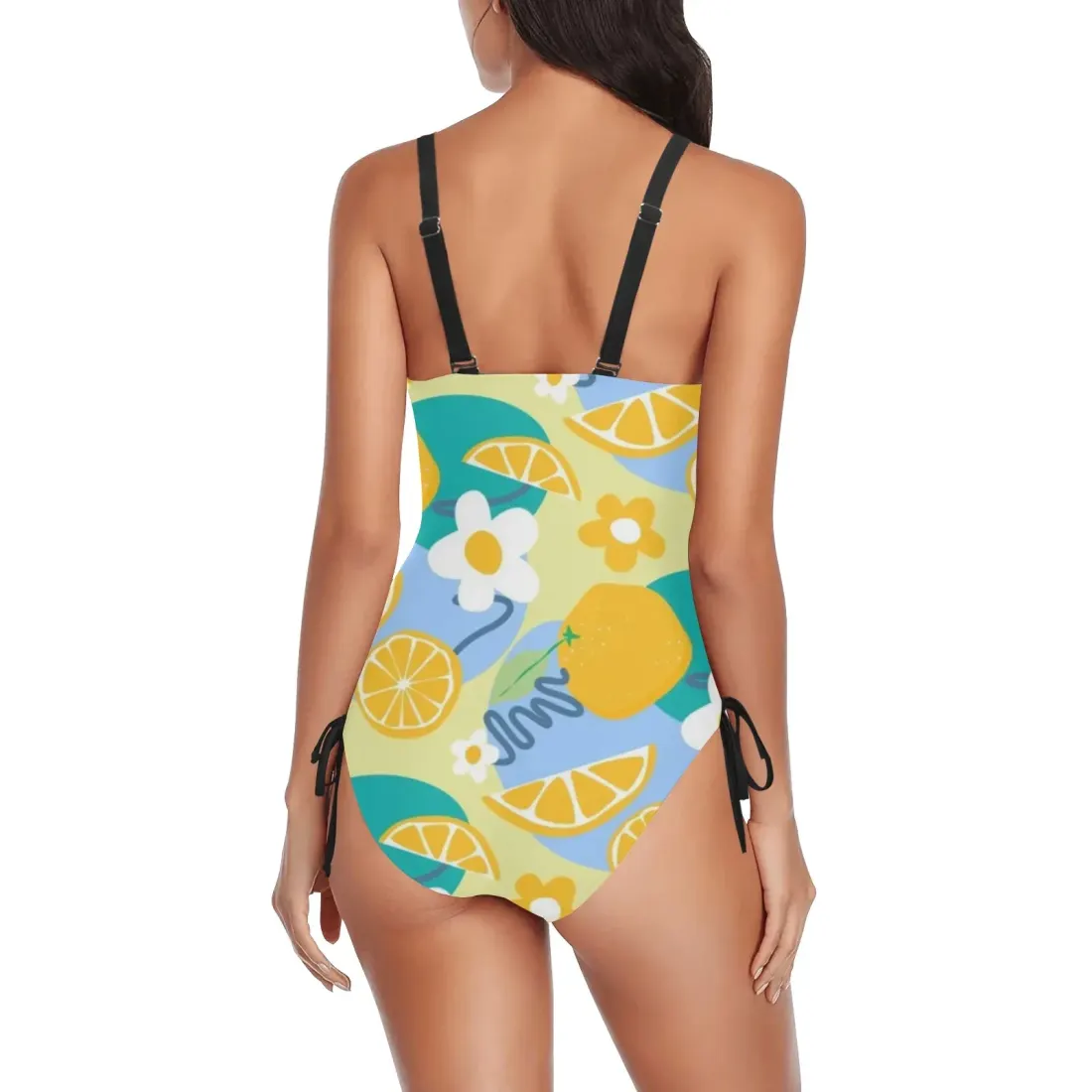 Drawstring Side One-Piece Swimsuit(ModelS14) — photo 2