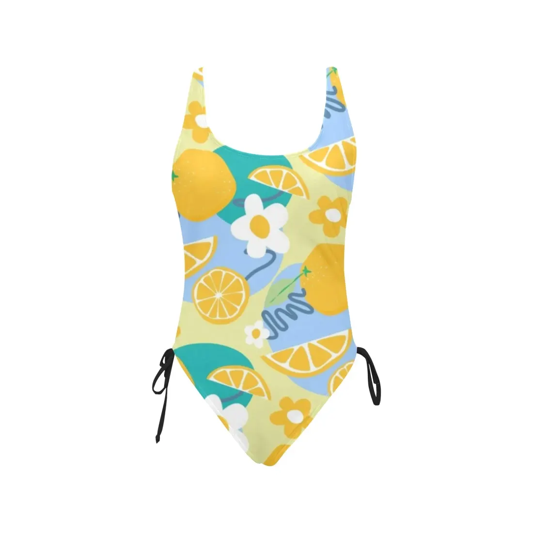 Drawstring Side One-Piece Swimsuit(ModelS14) — photo 3