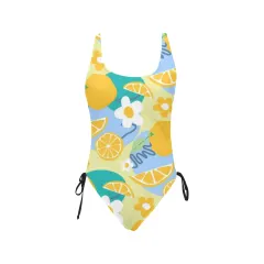 Drawstring Side One-Piece Swimsuit(ModelS14) thumbnail 3