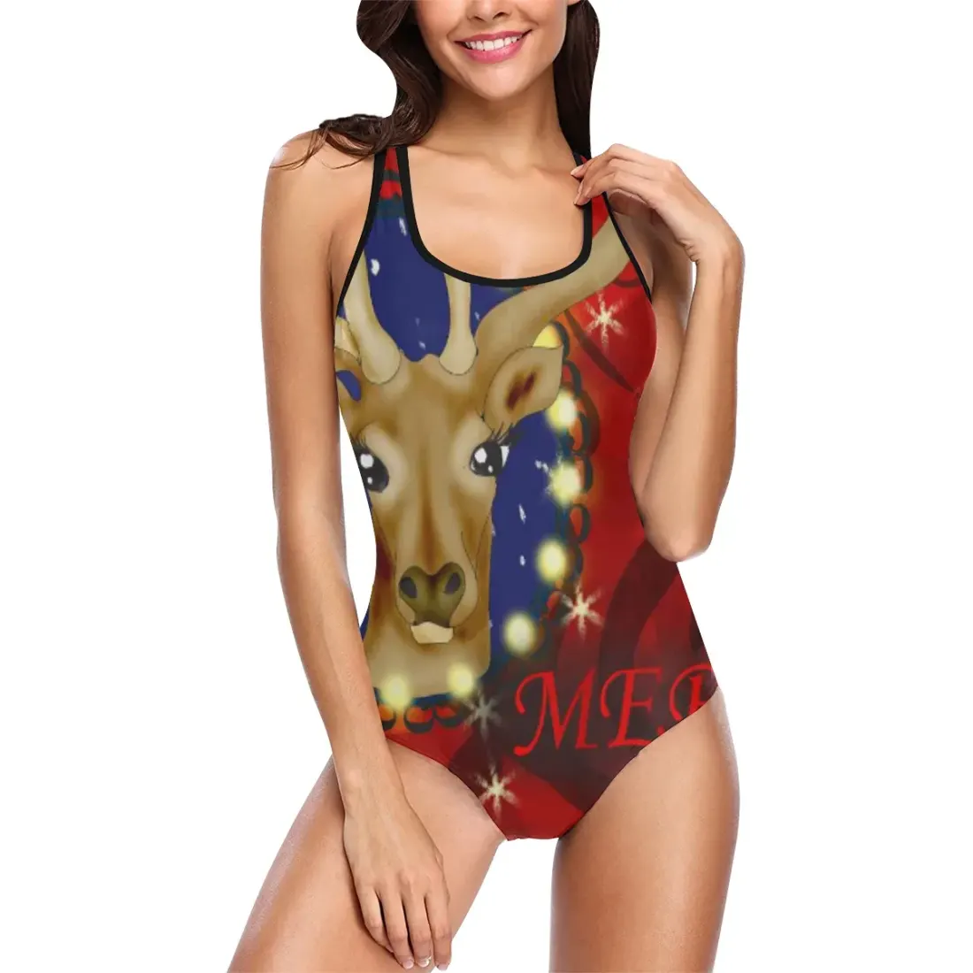 Women's Tank Top Bathing Swimsuit (Model S04) — photo 2