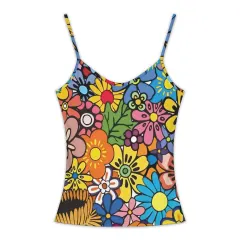 Women's V-Neck Strap Tank Top thumbnail 2