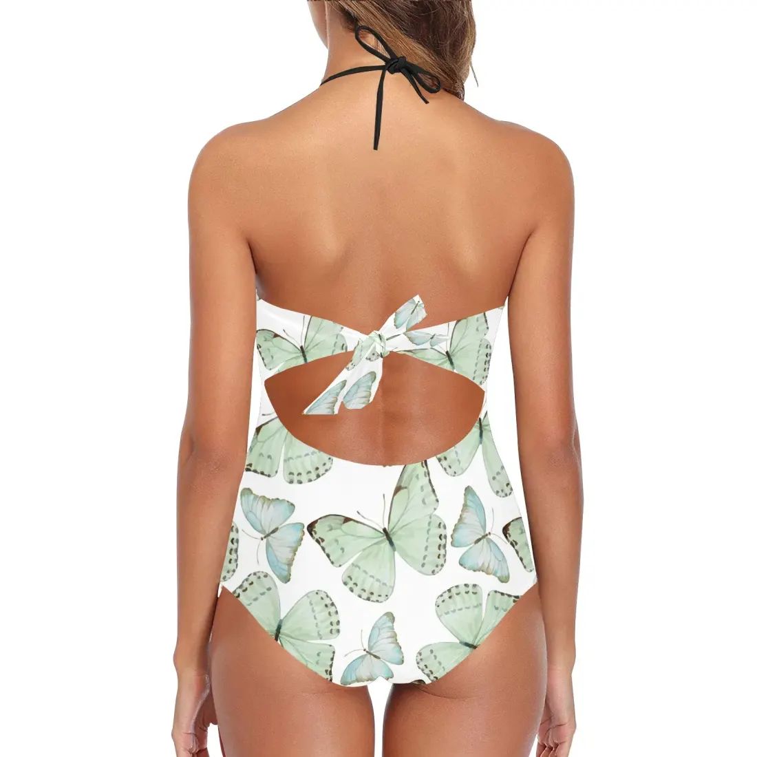 Lace Band Embossing Swimsuit (ModelS15) — photo 2