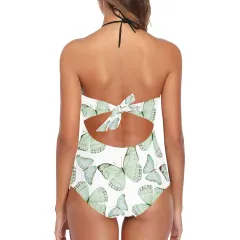 Lace Band Embossing Swimsuit (ModelS15) thumbnail 2