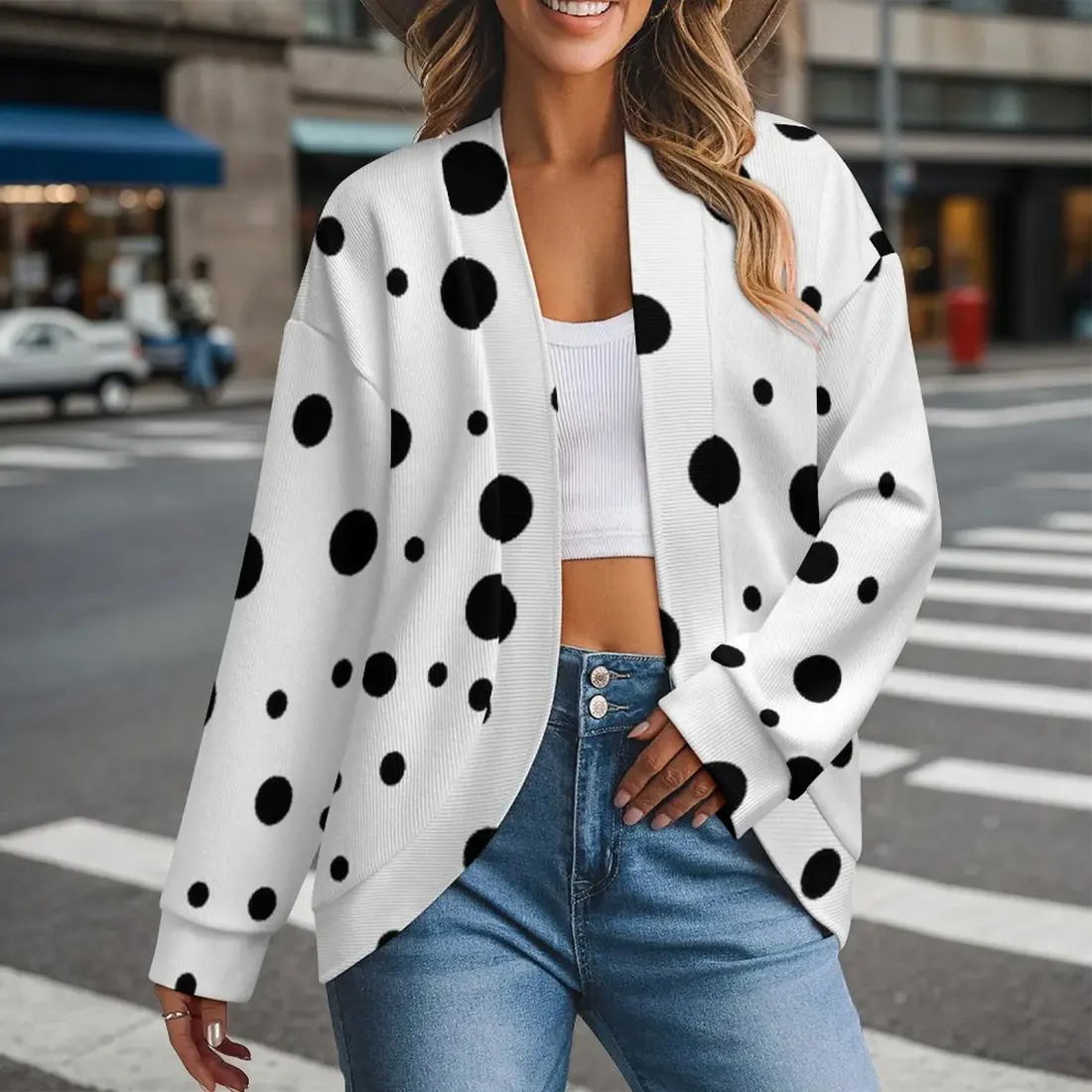 Women's Drop Shoulder Cardigan