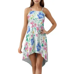 Women's High-Low Spaghetti Strap Dress thumbnail 1