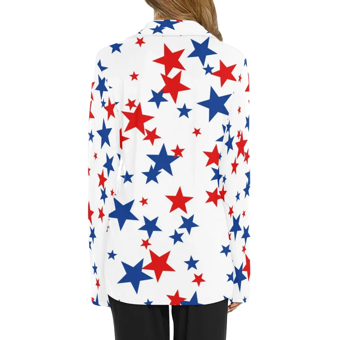 Women's Long Sleeve Pajama Shirt(Model Sets 02) — photo 2